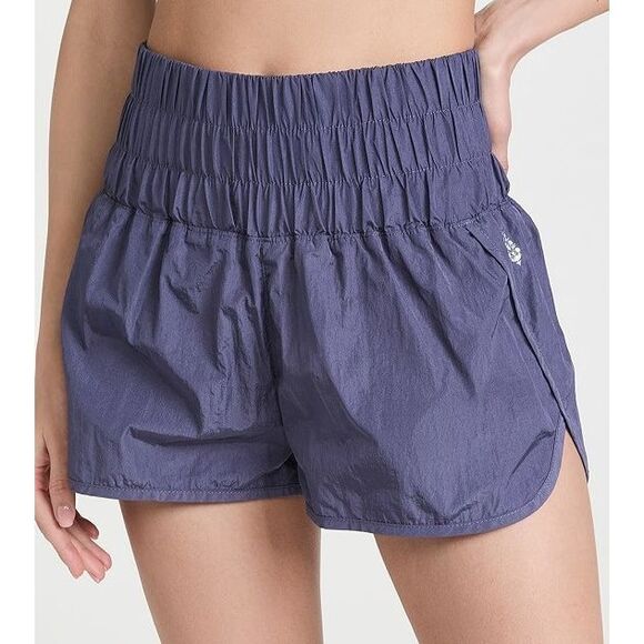 Free People Movement OB1128291 Women's Sz XS Deep Sea Blue The Way Home Shorts - Picture 9 of 10